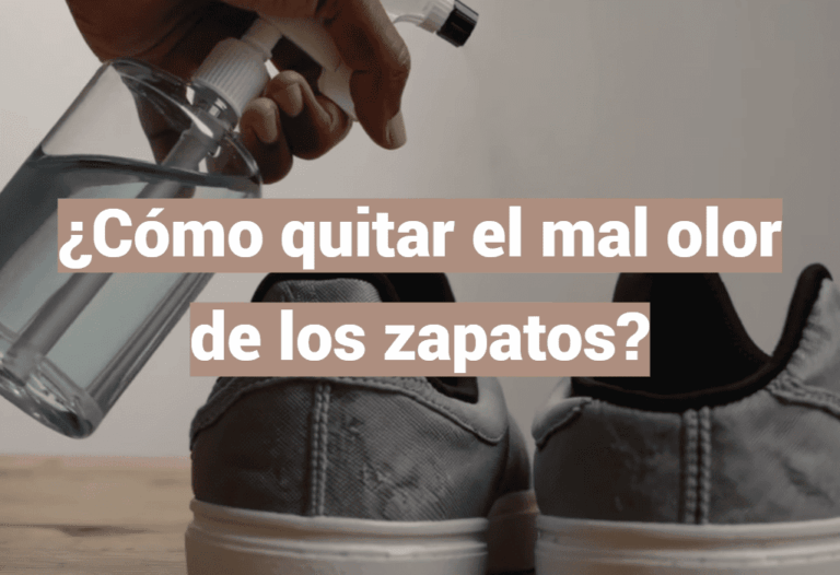 ¿Cómo quitar el mal olor de los zapatos?