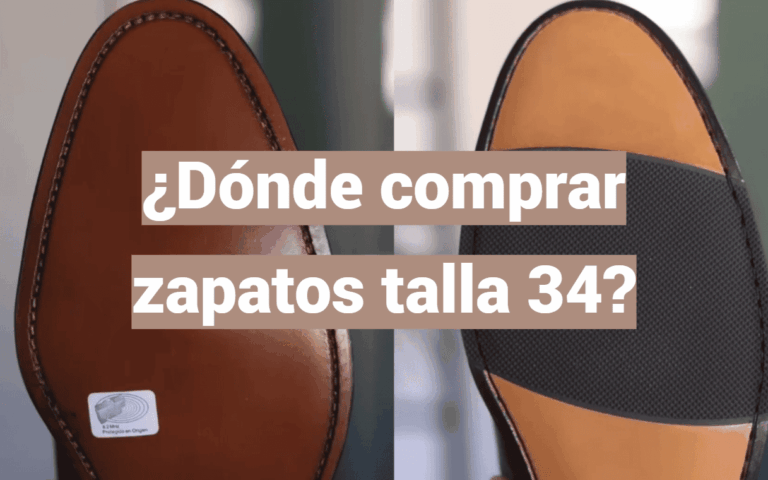 ¿Dónde comprar zapatos talla 34?